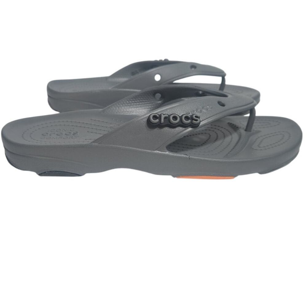 Crocs Classic All Terrain Flip Flop Sandal Gray Men's 9
